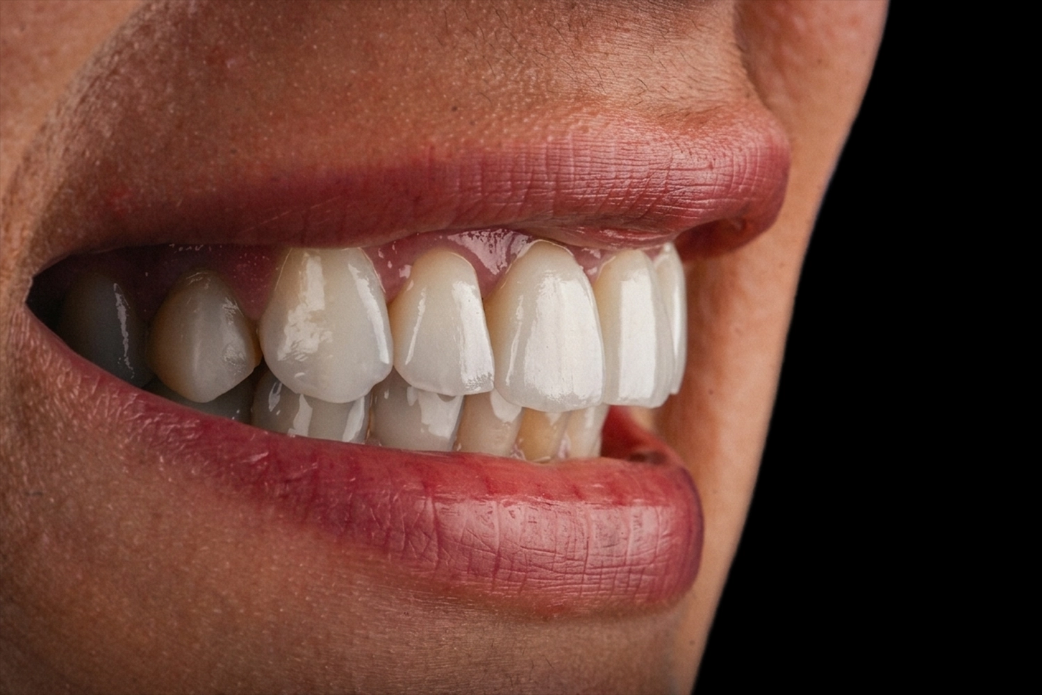 Résultat naturel d'une couronne sur implant